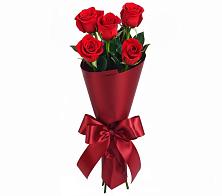 Букет 5 Красных роз Эдлесс Лав в Кобылках
