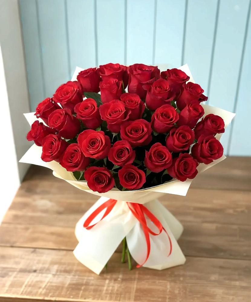Букет 29 Красных роз в Кобылках