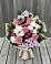 Букет цветов из: Альстромерии, Гвоздики, Розы и Хризантемы в Кобылках