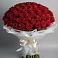 Букет 101 Красная роза Блэк Мэджик в Кобылках
