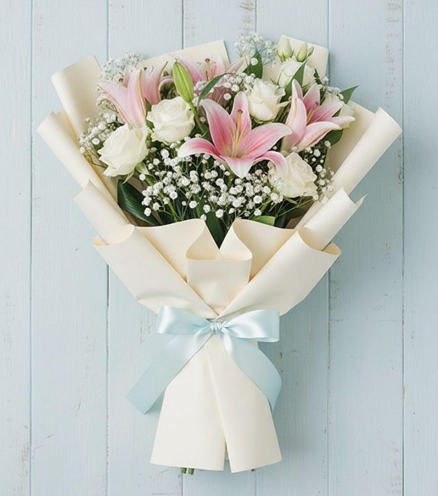 Букет цветов из: Лилии в Кобылках