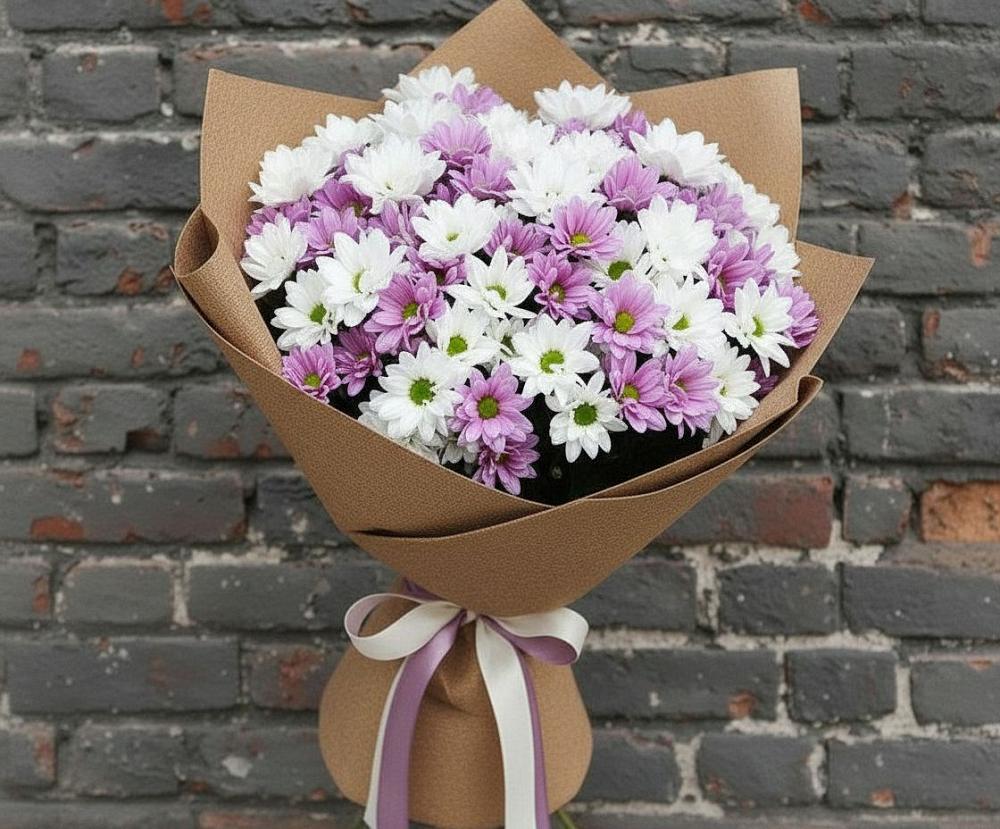 Букет цветов из: Хризантемы в Кобылках