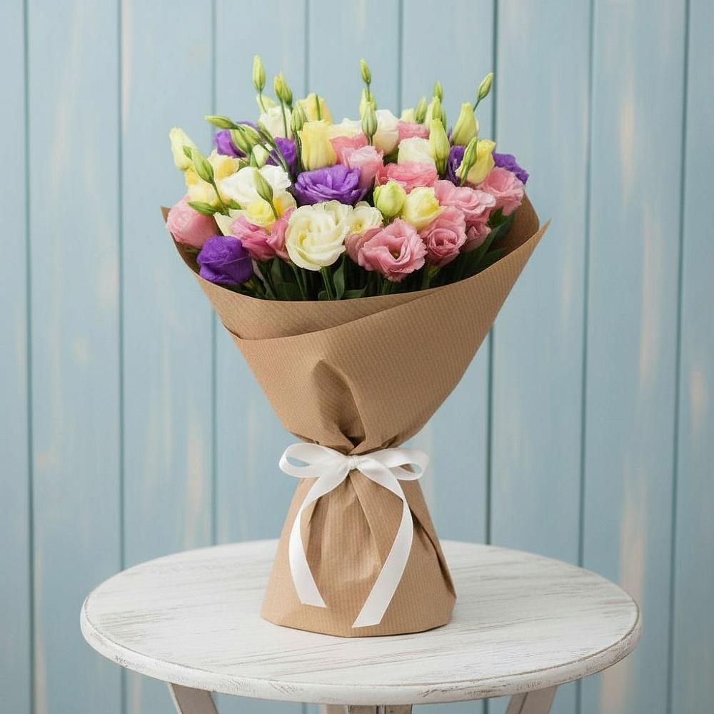 Букет цветов из: Лизиантусы в Кобылках