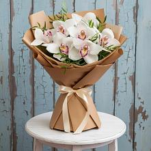 Букет цветов из:  Орхидеи и Розы #REPLACE_PRED# Кобылках